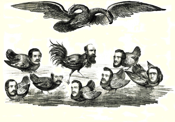 Charivari_1848szept._Battyhany_kormany_felett_osztak_sas